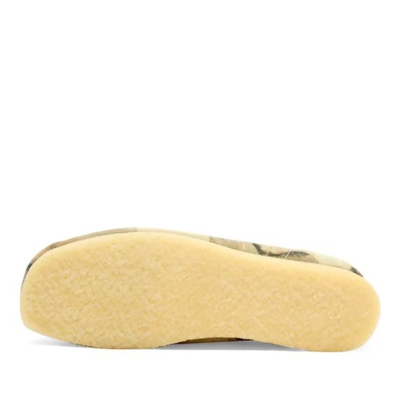 Clarks Wallabee off white camoflage
